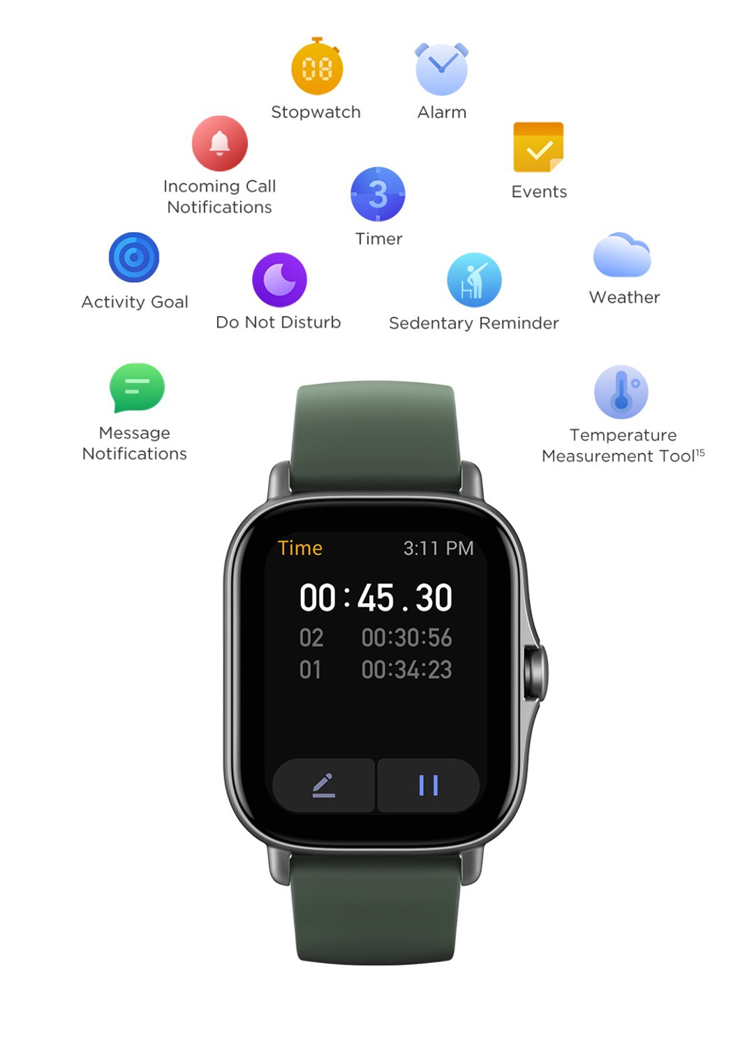 Amazfit gts shop tension arterial